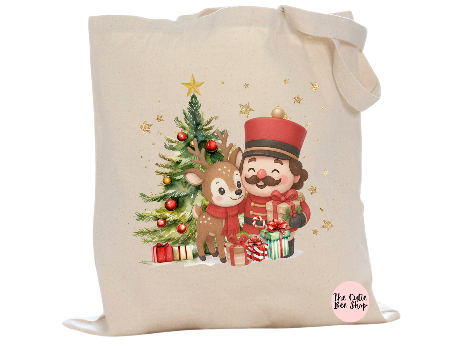 Christmas Nutcracker & Friend Tote Bag