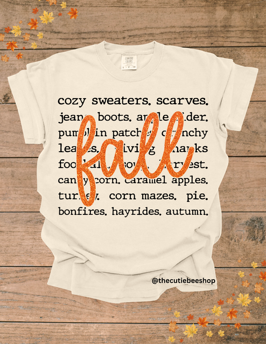 Fall Words